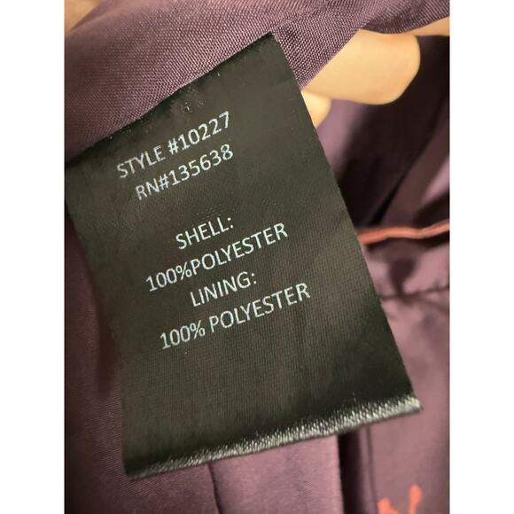 Slate & Willow Purple Floral Print Tiered Midi Wrap Dress Size XXL - Picture 13 of 14